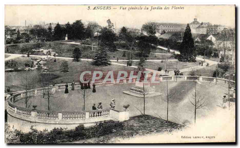 CPA Angers Vue generale du jardin des Plantes
