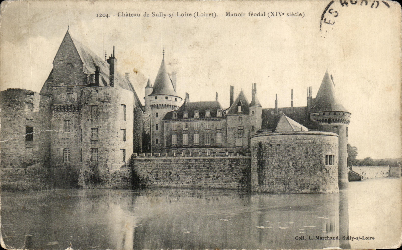 CPA Chateau de Sully sur Loire Manoir feodal