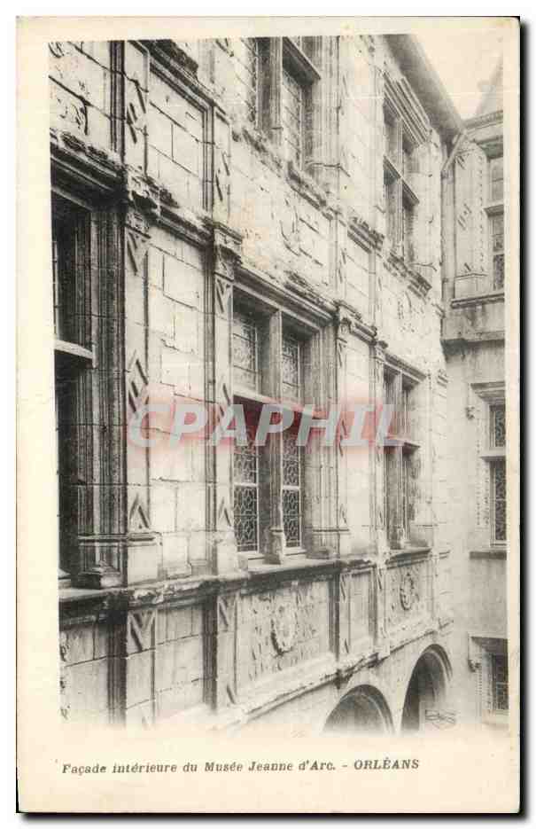 CPA Orleans Facade Interieure du Musee Jeanne d Arc