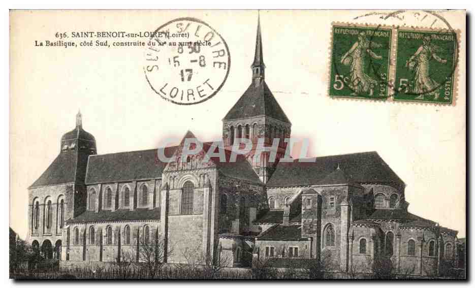 CPA Saint Benoit Sur Loire La Basilique Cote Sud