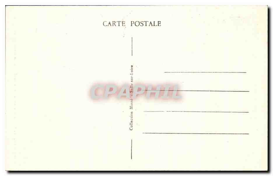 CPA Saint Benoit Sur Loire Porte du Nord de la Basilique — Rückseite