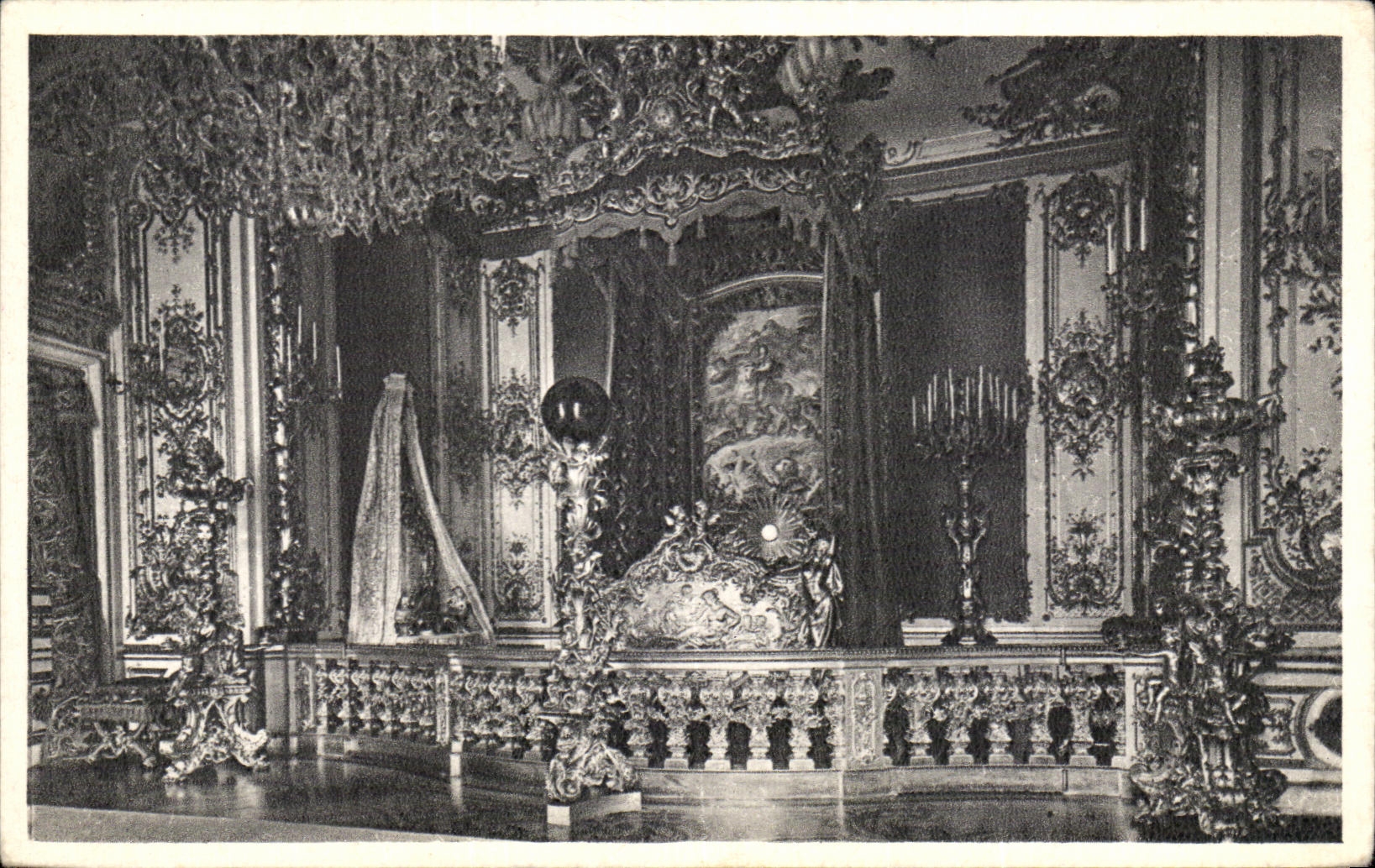 Chambre du Roi — Schloss Herrenchiemsee — Photo-Verlag Keetman & Stampfli (Obberversern)