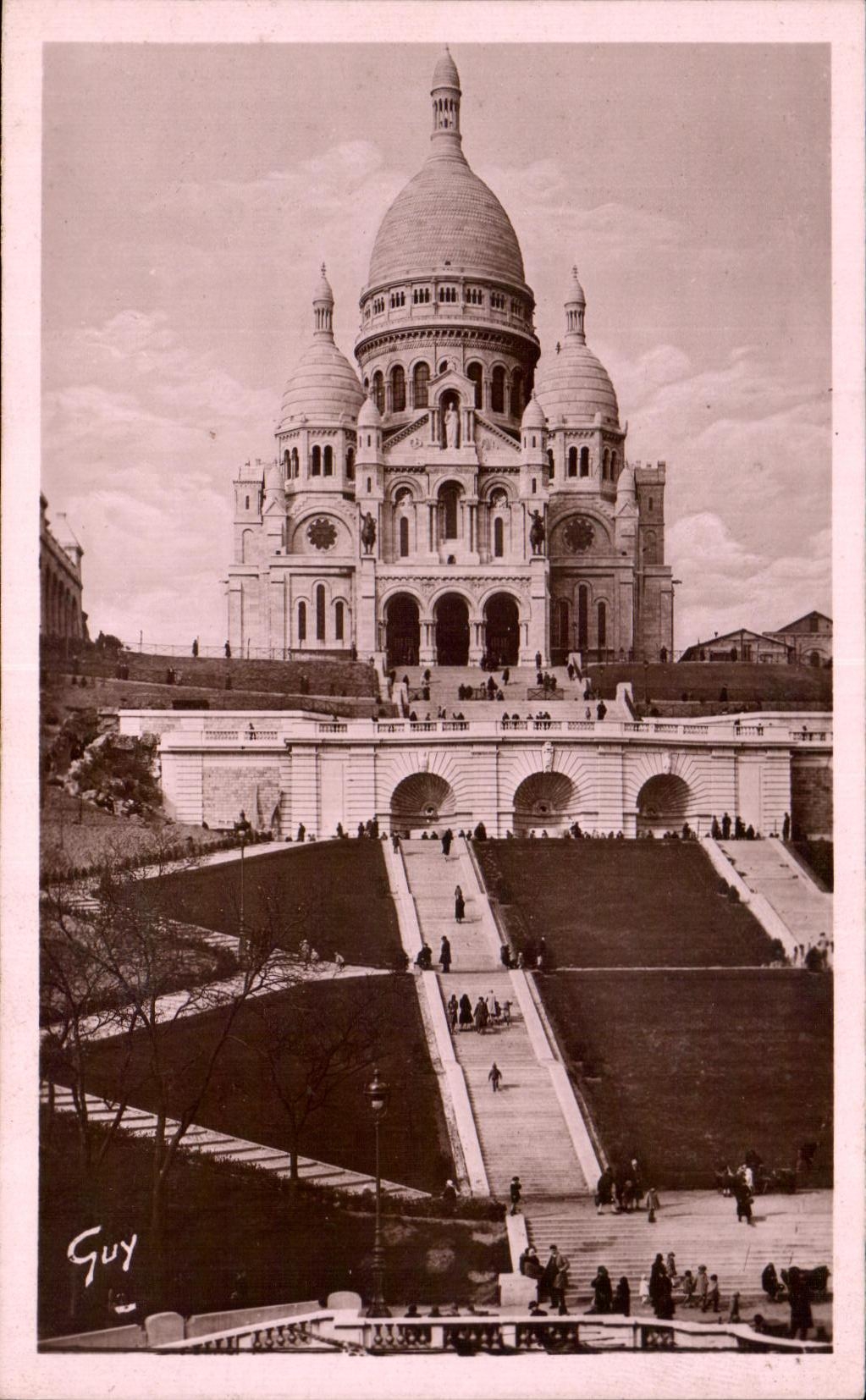 CPA Paris Et ses Mervelilles Basilique du Sacre Coeur Montmartre