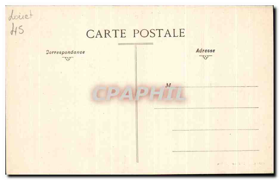 CPA Briare Pont Canal Sur la loire  — Rückseite
