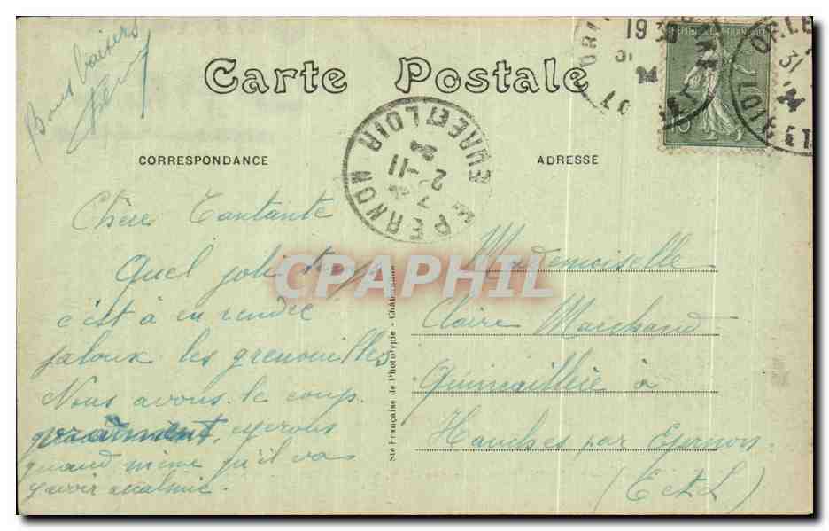 CPA Orleans Bas relief de la Statue de Jeanne d Arc prar Vital Duray La Prise Tourelles a Orleans — Verso