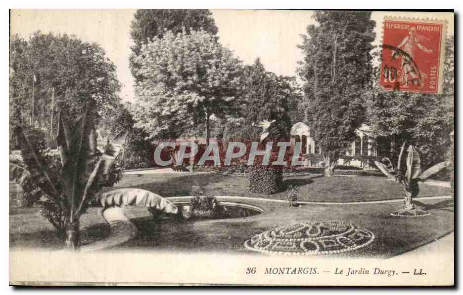 CPA Montargis Le jardin Durgy