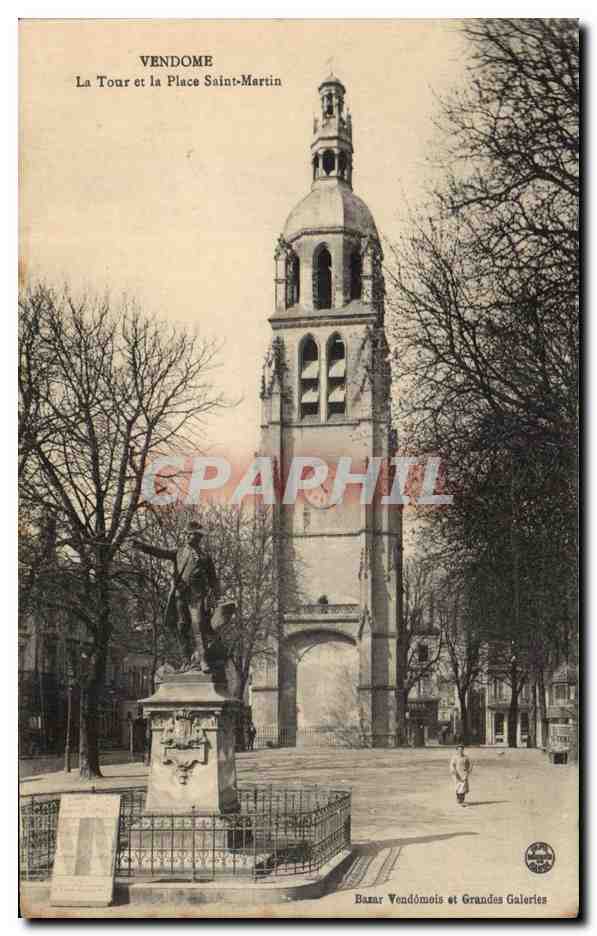CPA Vendome La Tour et la Place Saint Martin
