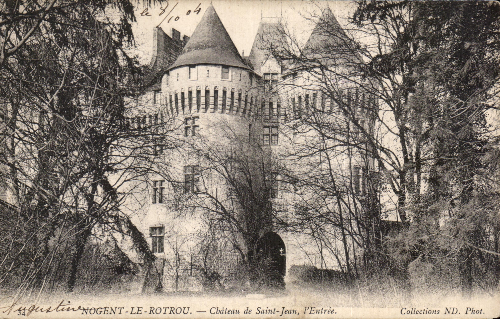 Nogent-le-Rotrou — Schloss Saint-Jean, der Eingang — Collections ND. Phot.
