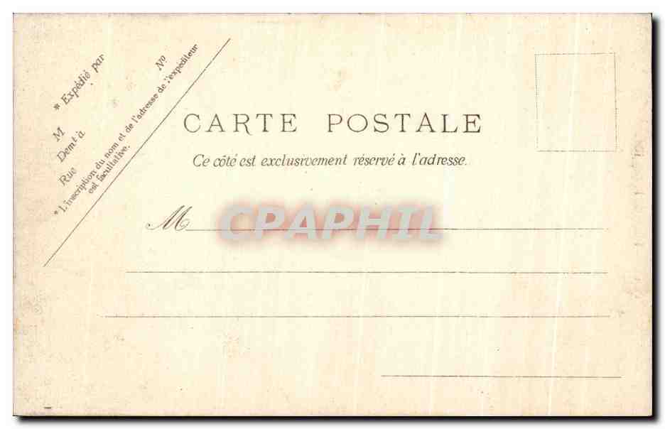 CPA Paris Place de la Basilique — Rückseite
