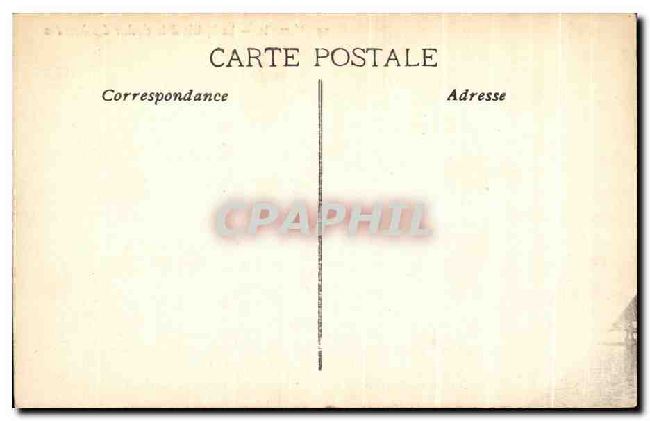 CPA Marseille La Mairie et le Clocher des Accoules — Verso