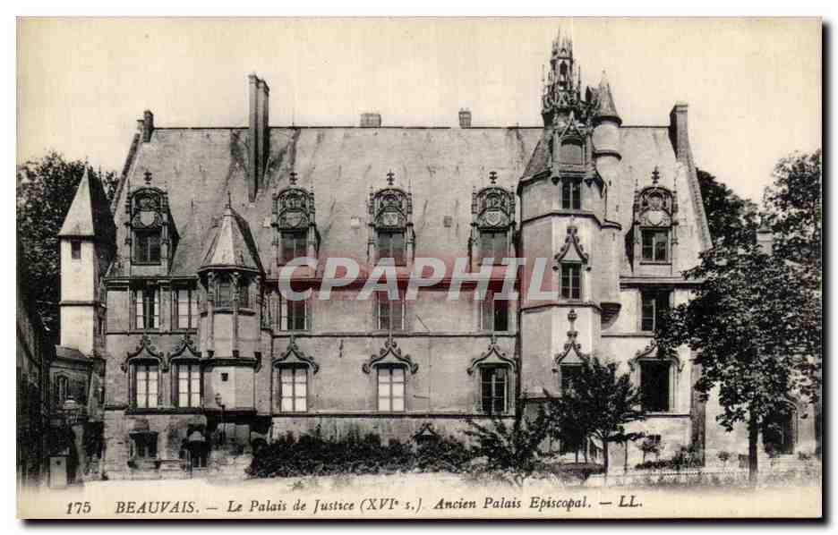 CPA Beauvais Le Palais de Justice Ancien Palais Episcopal