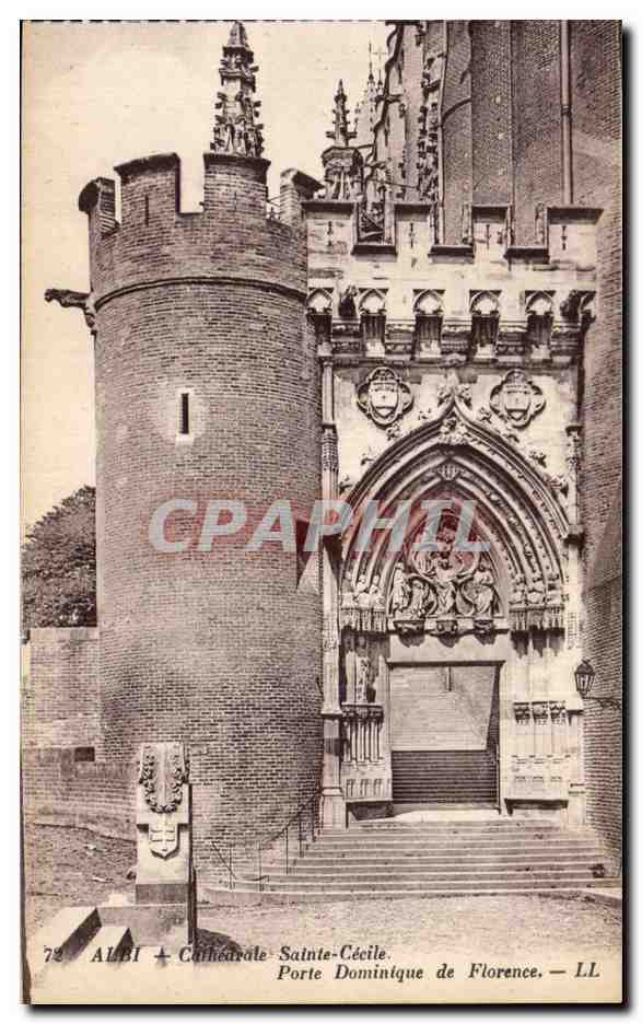 Albi — Cathédrale Sainte-Cécile, Porte Dominicque de Florence — LL