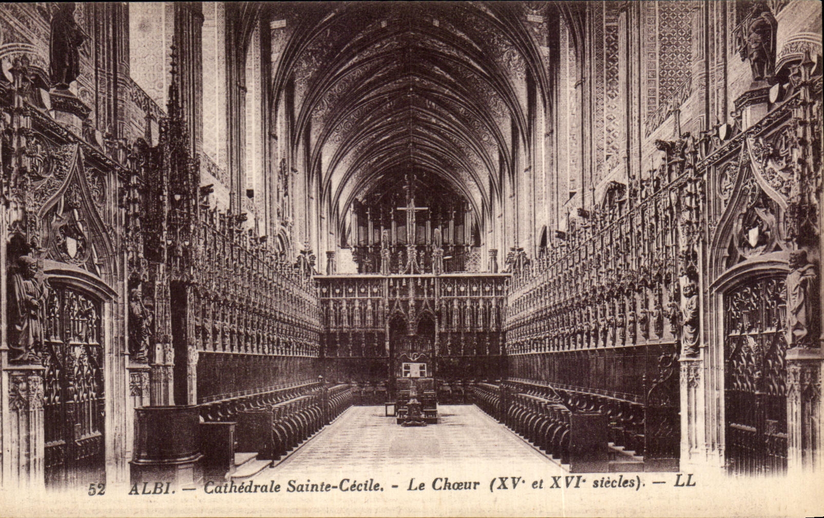 Albi — Cathédrale Sainte-Cécile — Le Chœur (XVe et XVIe siècles) — LL