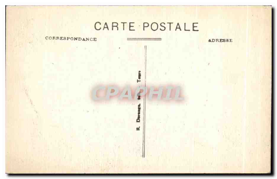 CPA Azay le Rideau Creation charmante de cet art National — Verso