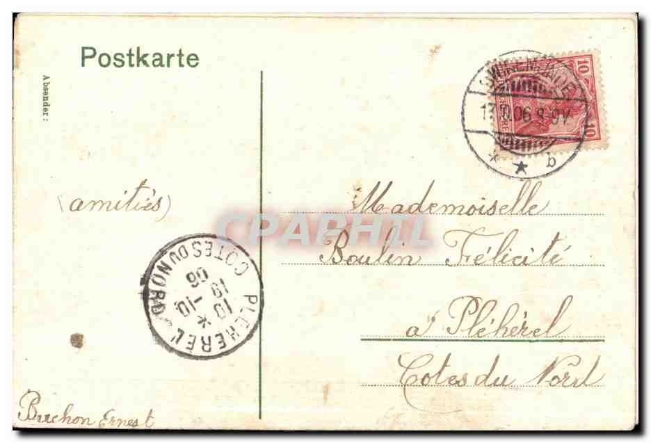CPA See und Solbad Swinemunde Kaiser Wilhelm l Denkmal Poland polska Pologne — Reverso