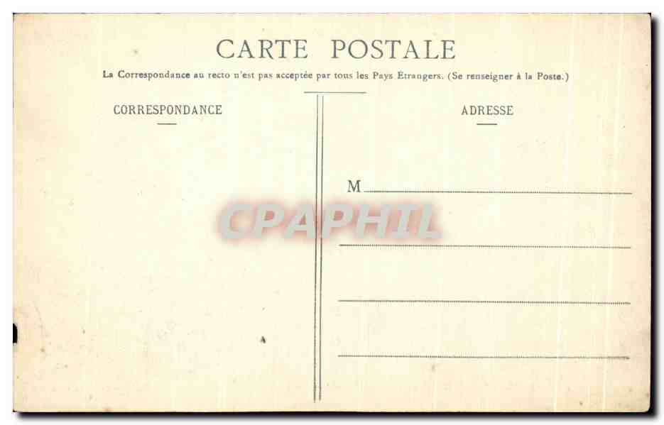 CPA Versailles Parc du Grand Trianon Le Pavillon francais — Verso