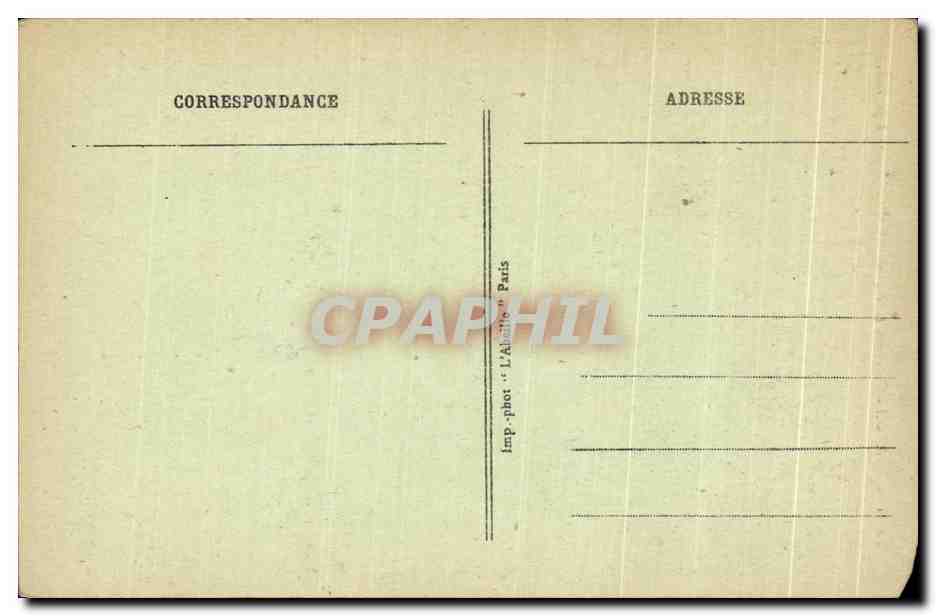CPA Bailliage de l ancienne Seigneurie de Chatou — Back