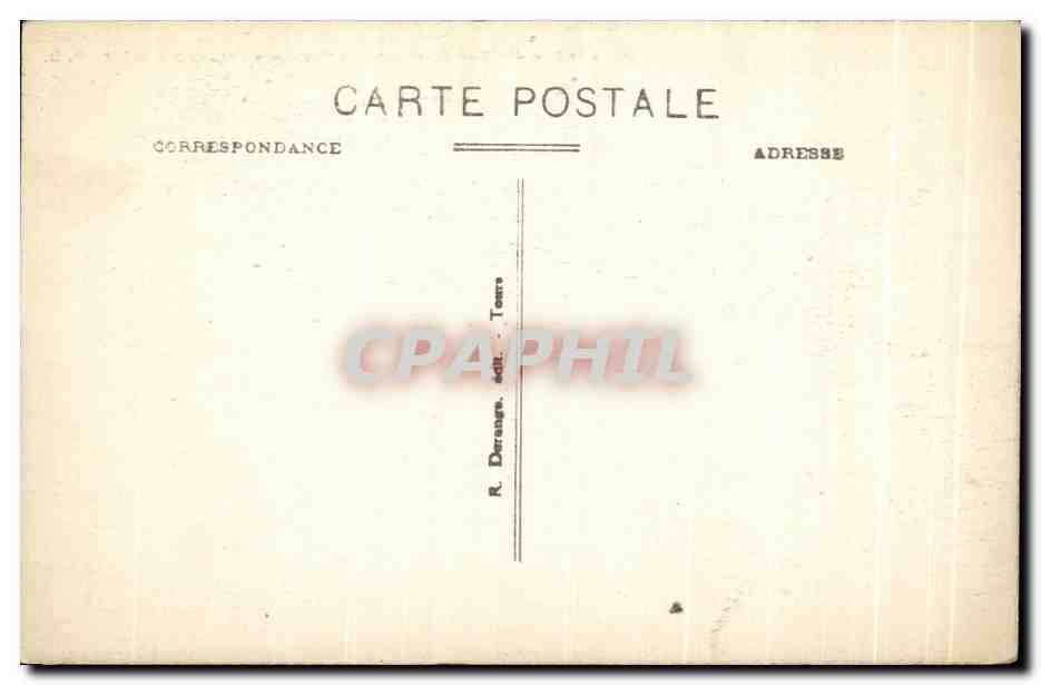 Azay-le-Rideau (Indre-et-Loire) — Le Château — Façade Nord-Est — R. D. — Rückseite