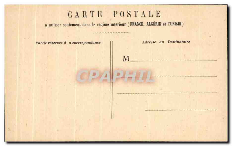 CPA Paris Rue de Rivoll — Rückseite