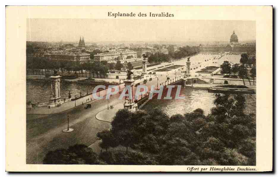 CPA Esplanade des Invalides Paris 