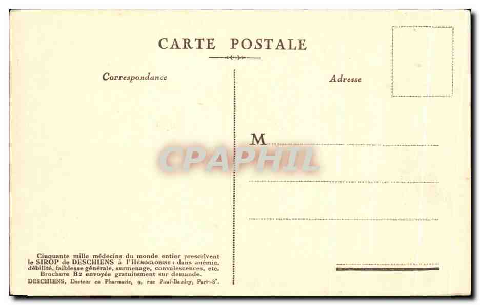 CPA Esplanade des Invalides Paris  — Verso