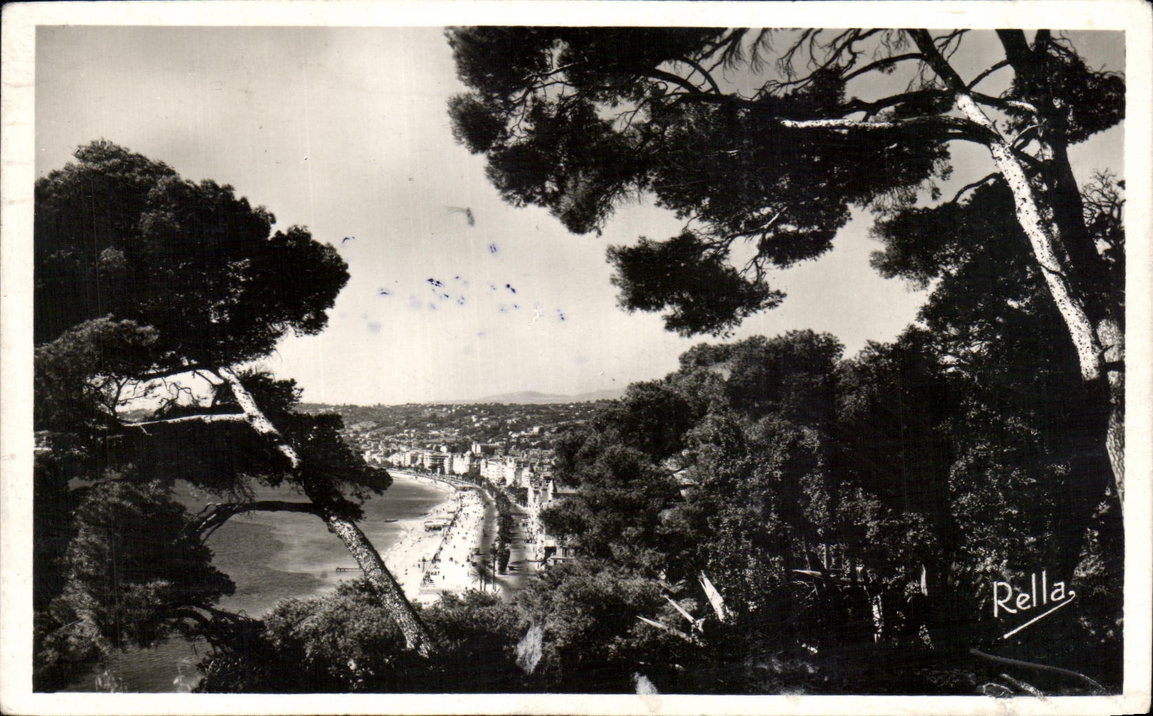 CPA Nice La Promenade des Anglais depuis le Chateau 