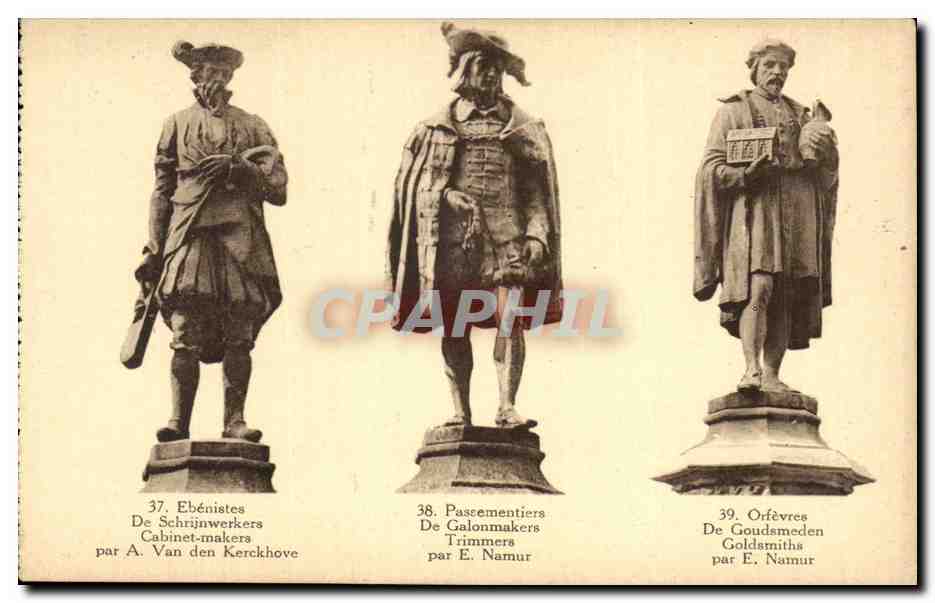 CPA Bruxelles Ebenistes PAssementiers Orfevres Belgique