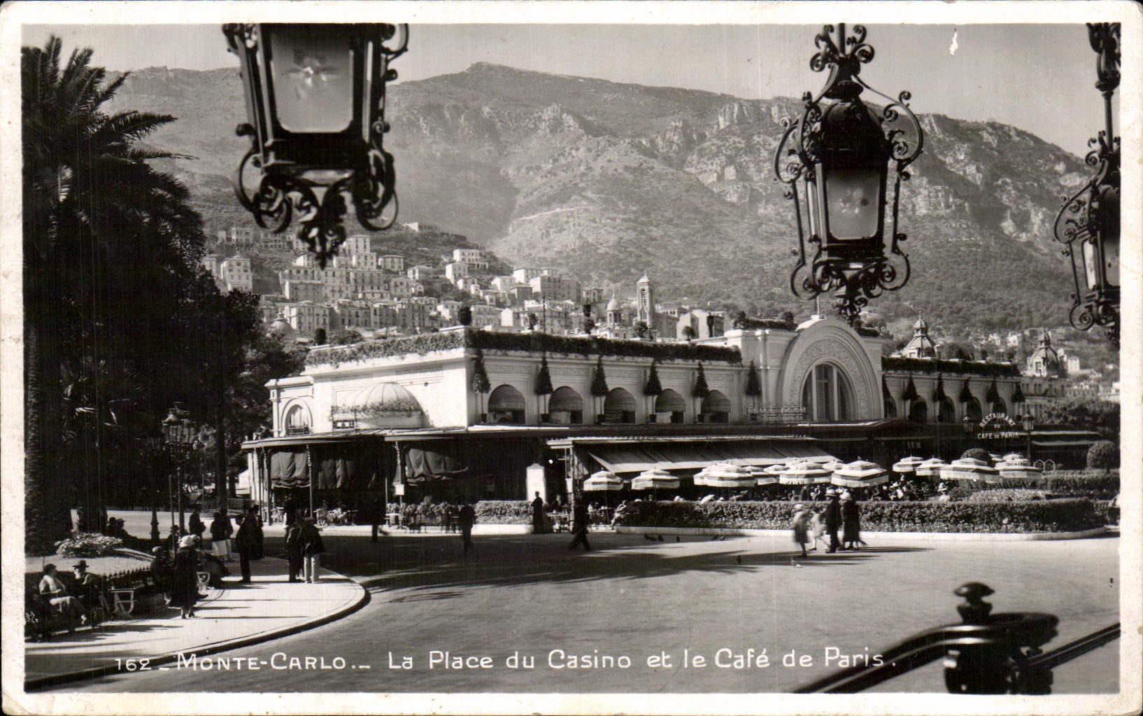 CPA Monte Carlo La Place du Casino et le Cate de Paris