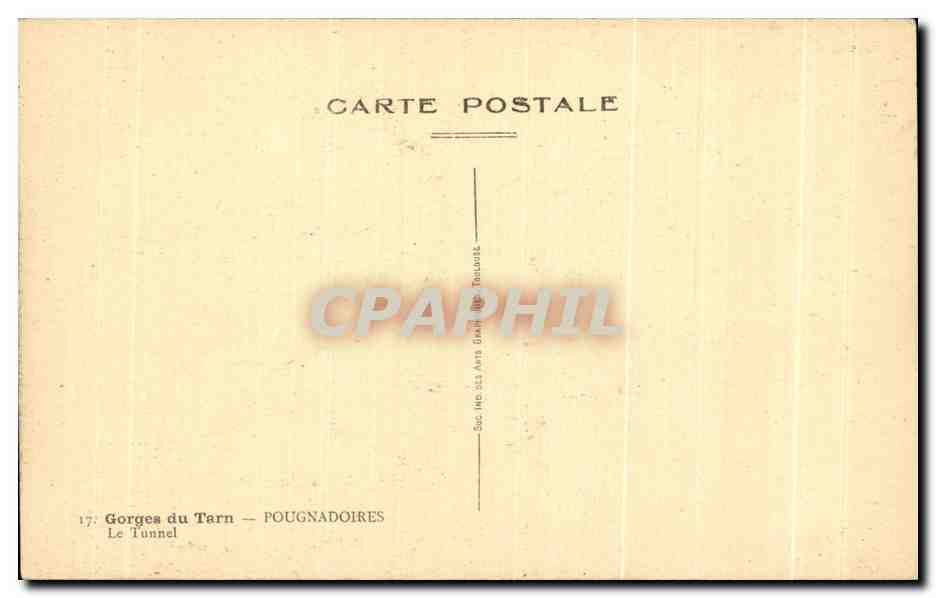 CPA Le Velay illustre Le Puy Le rocher Saint Michel d Aiguilhe — Rückseite