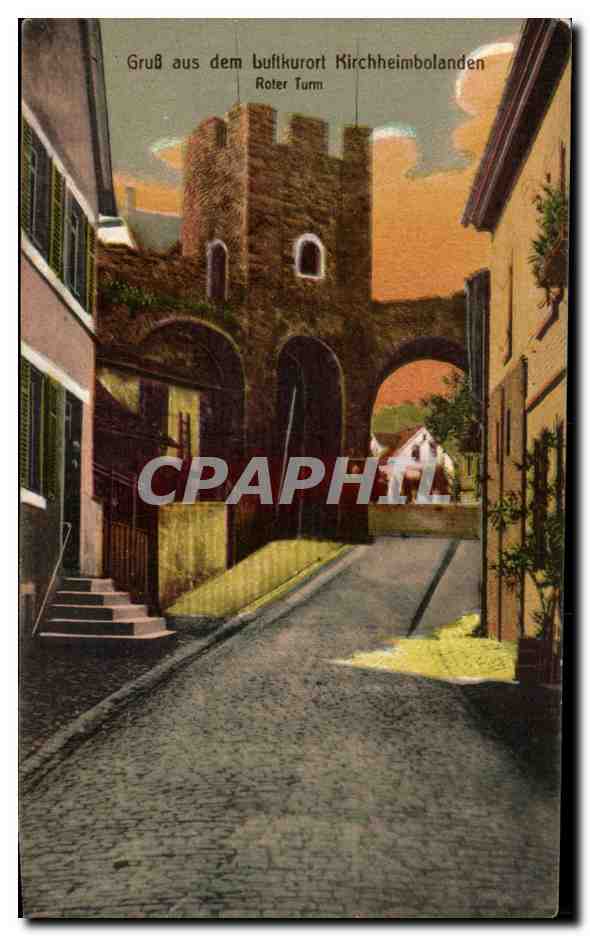 CPA Grub aus dem Bulfkurort Kirchheimbolanden Roter Turn