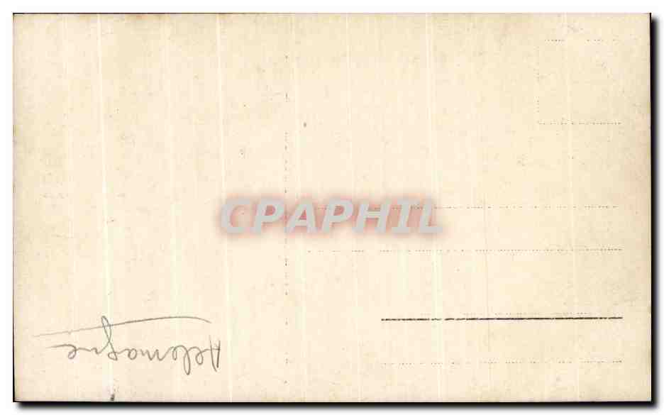 CARTE PHOTO Batiments detruits — Rückseite