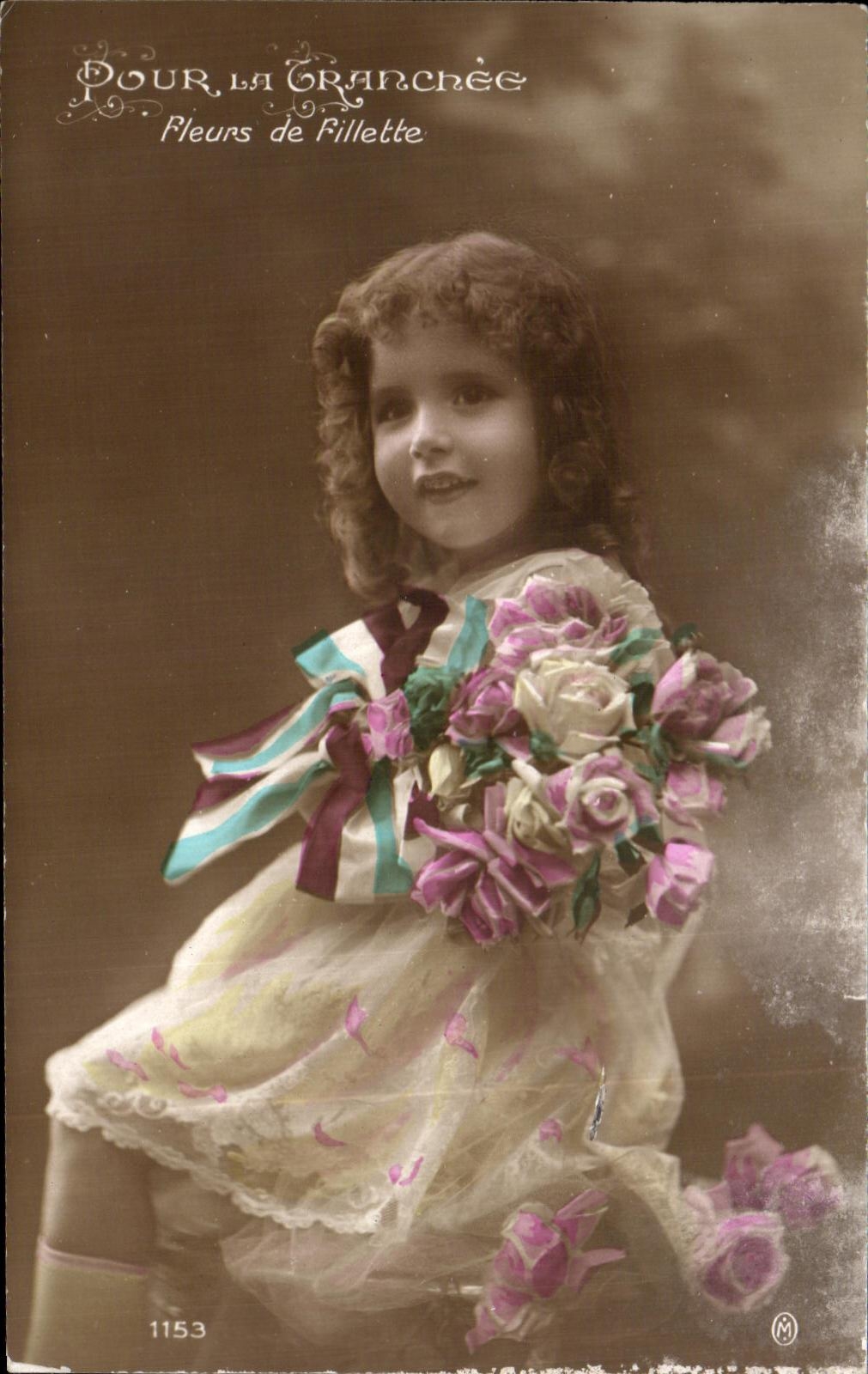CPA Fantaisie Enfant Pour la tranchee