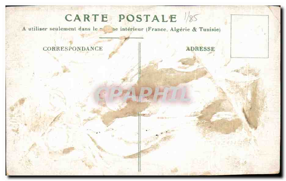 CPA Heureuse Fete Colombe Fleurs — Verso