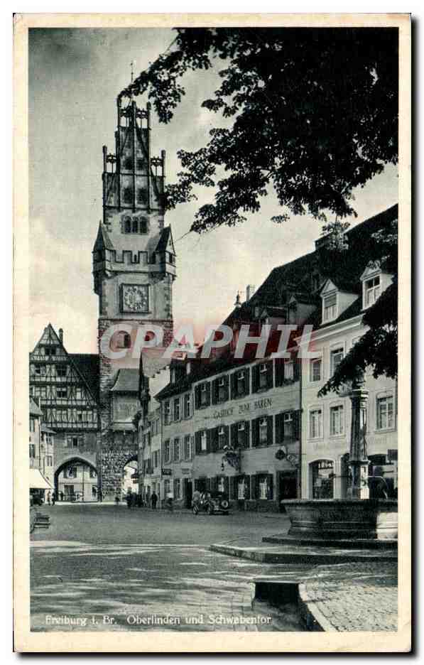 CPA Freiburg i Br Oberlindern und Schwabenfor