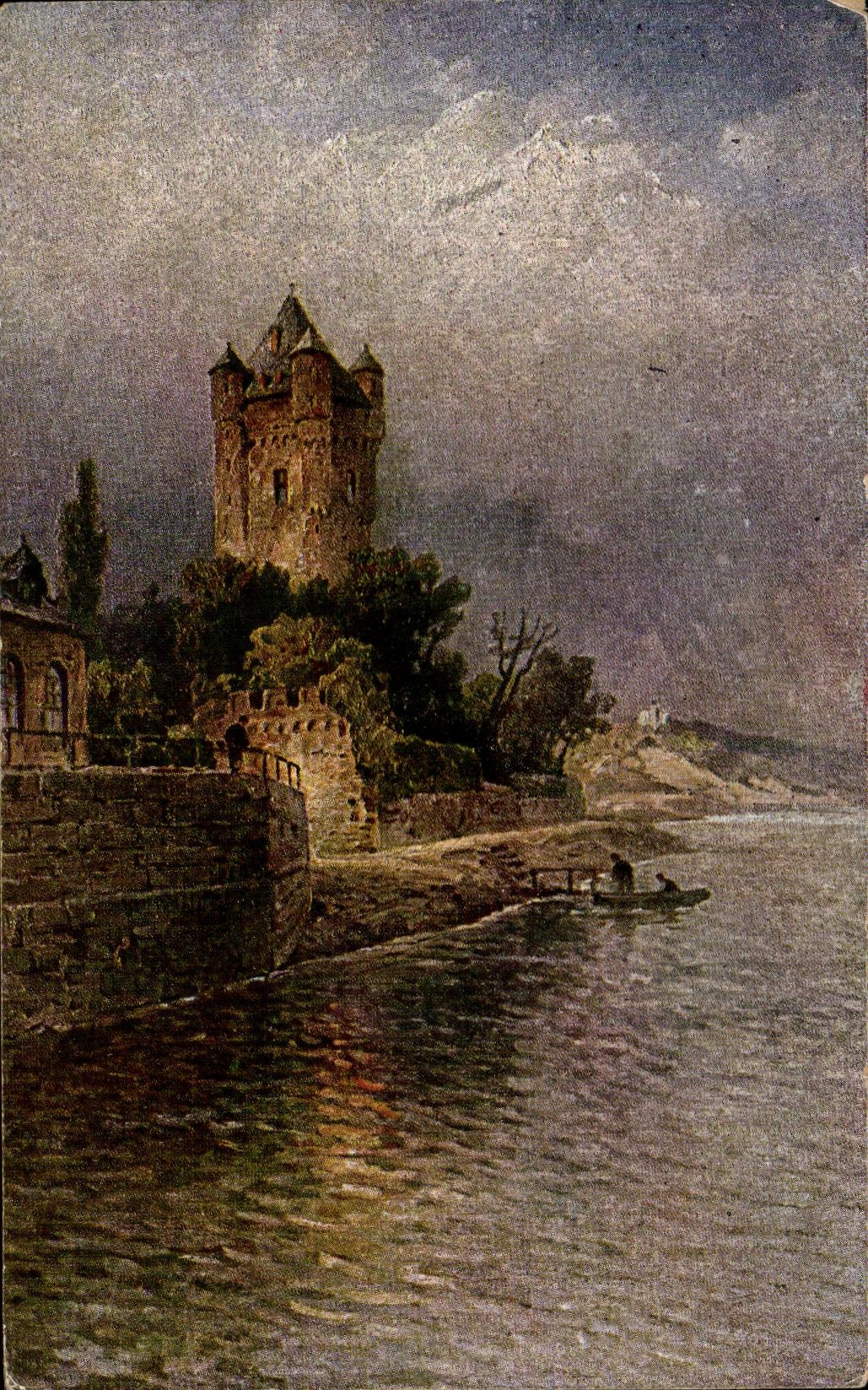 CPA Burg Eltville Am Rhein 
