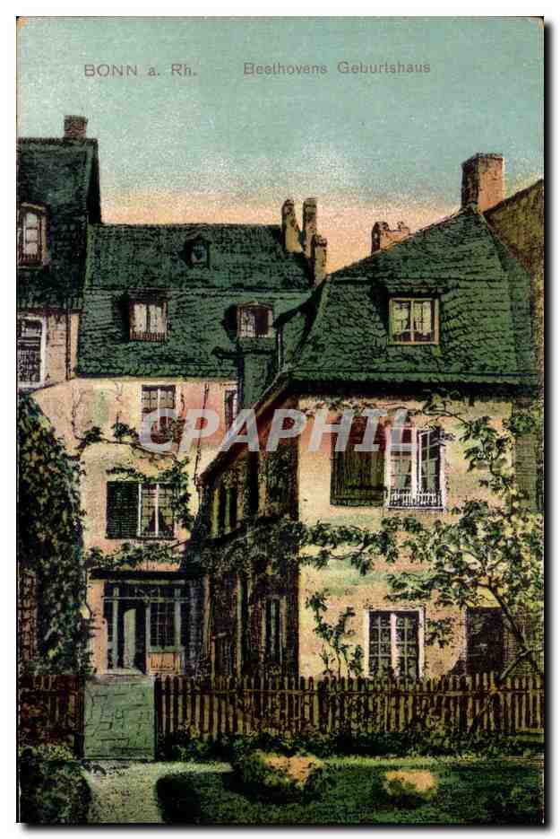CPA Bonn A Rh Beethovens Geburtshaus Beethoven