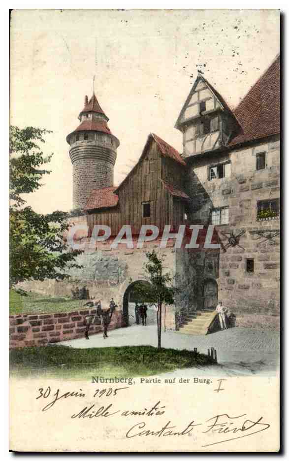 CPA Nurnberg Partie auf der Burg