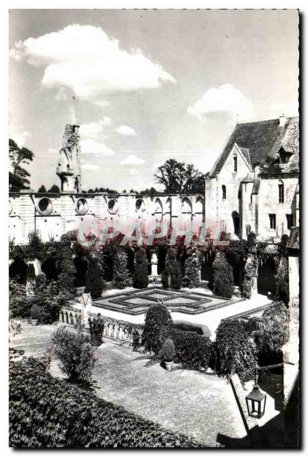 CPSM Le Cloitre et la tourelle Asnieres sur oise Abbaye de Royaumont