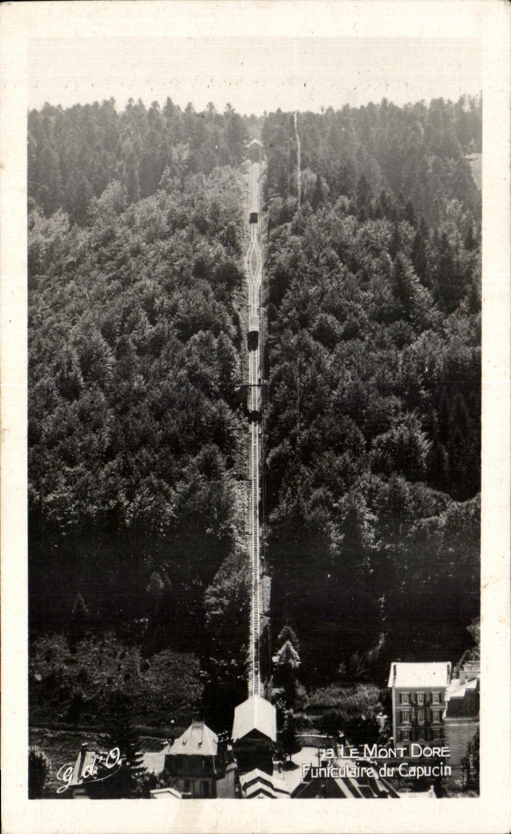 CPA La Mont Dore Funiculaire du Capucin