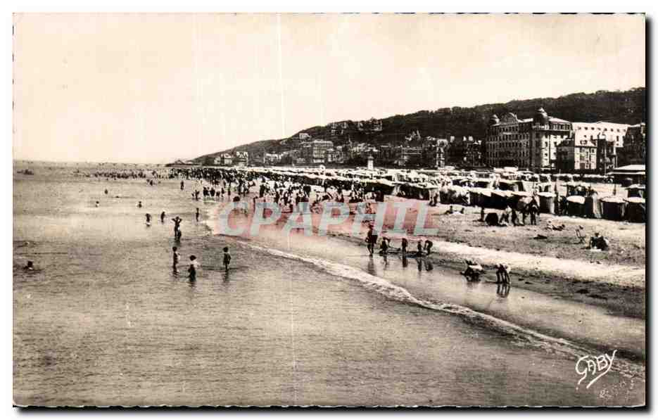CPA Trouville Deauville La Reine Des Plages Vue Perspective De La Plage
