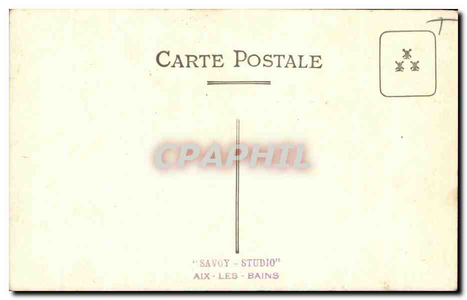 CPA Aix Les Bains Bateau Les Cygnes du lac — Rückseite