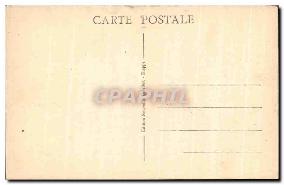 CPA Dieppe L'Avant Port Et Les Falaises Bateaux  — Rückseite