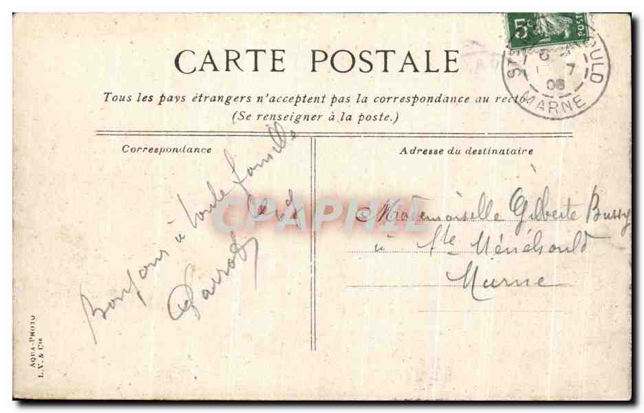 CPA Le Havre L'avant Port Et Les Brise Lames — Rückseite