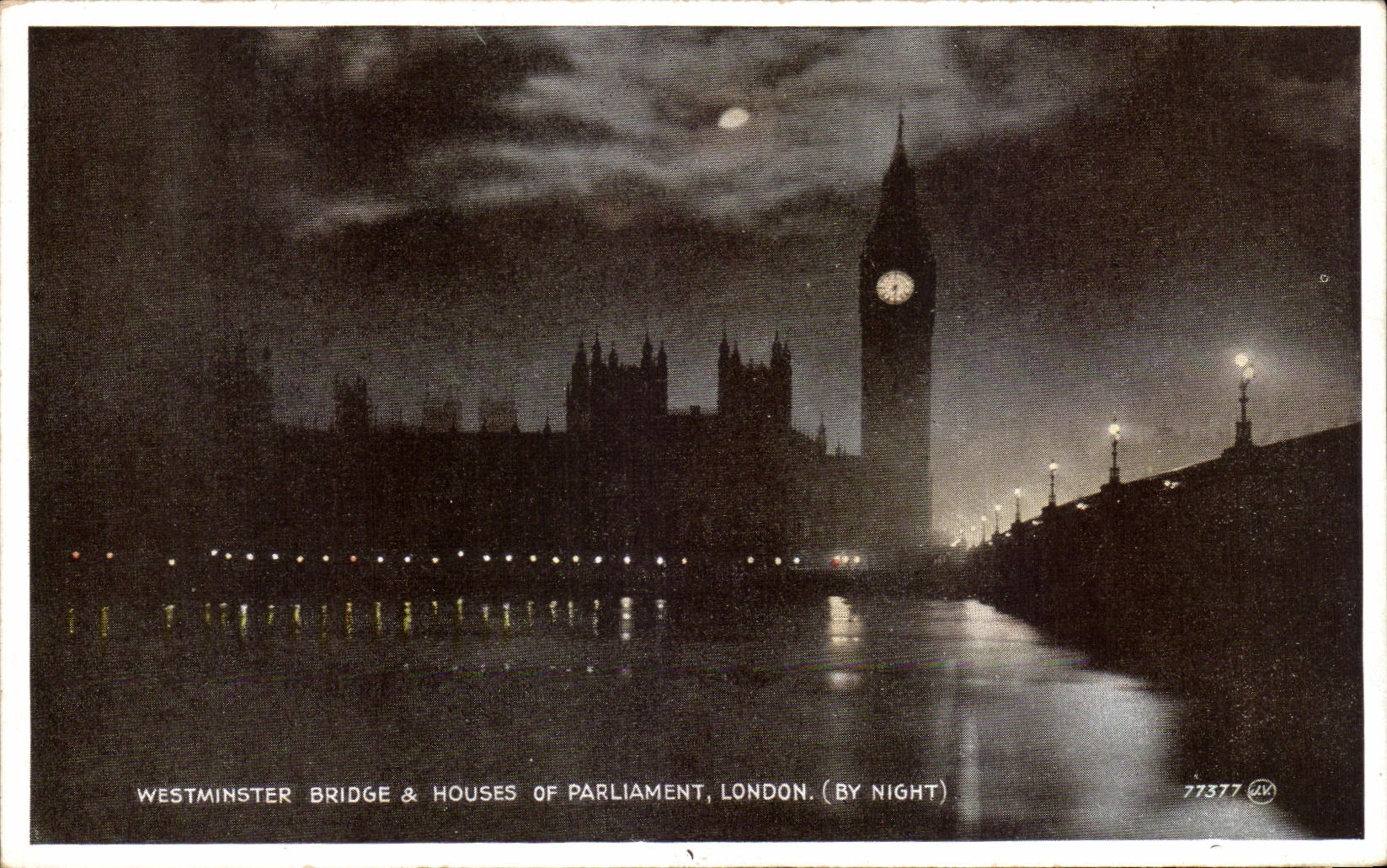 CPA Westminster Bridge Houses Of Parliament London