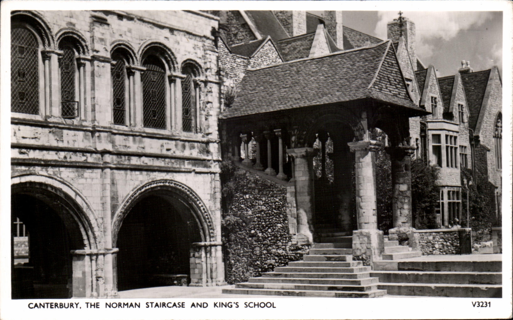 CPA Canterbury The Norman Staircase And Kings School