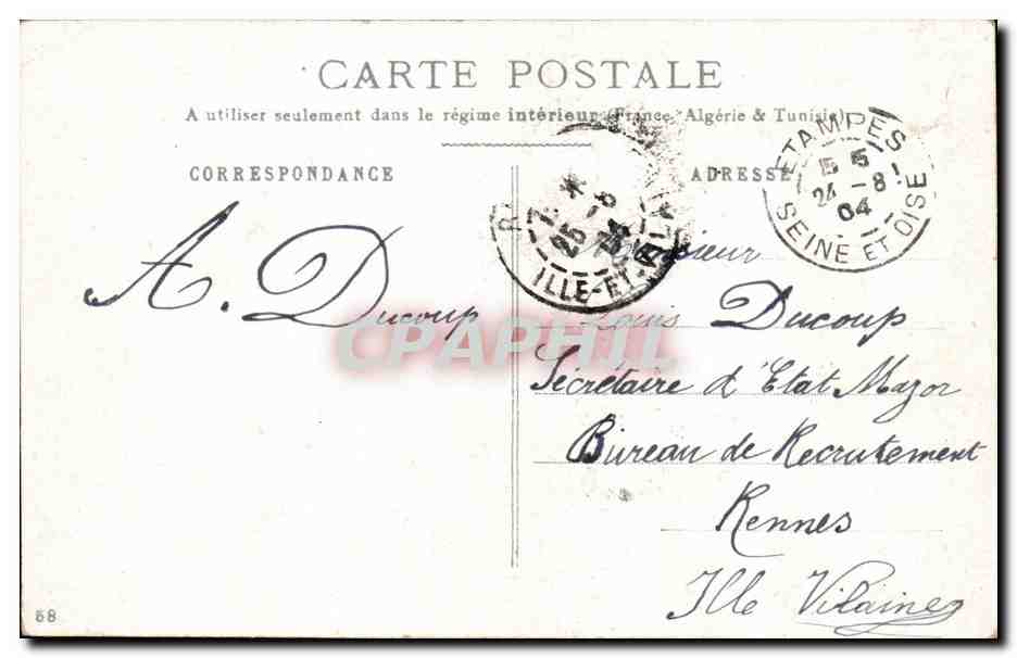 CPA Fantaisie Fleurs Bonne Fete Rose jaune — Rückseite