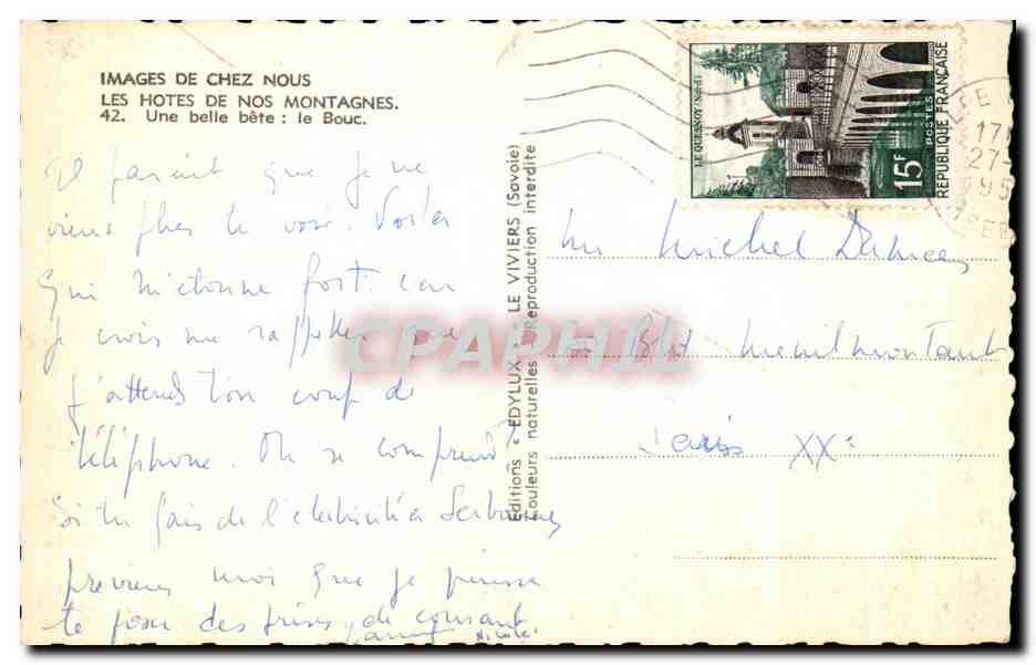 Bouc — Éditeur Edyly — n°42 — Back