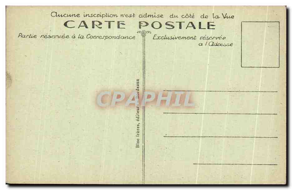 CPA Col du Tourmalet Le Pic de I'Espada — Rückseite