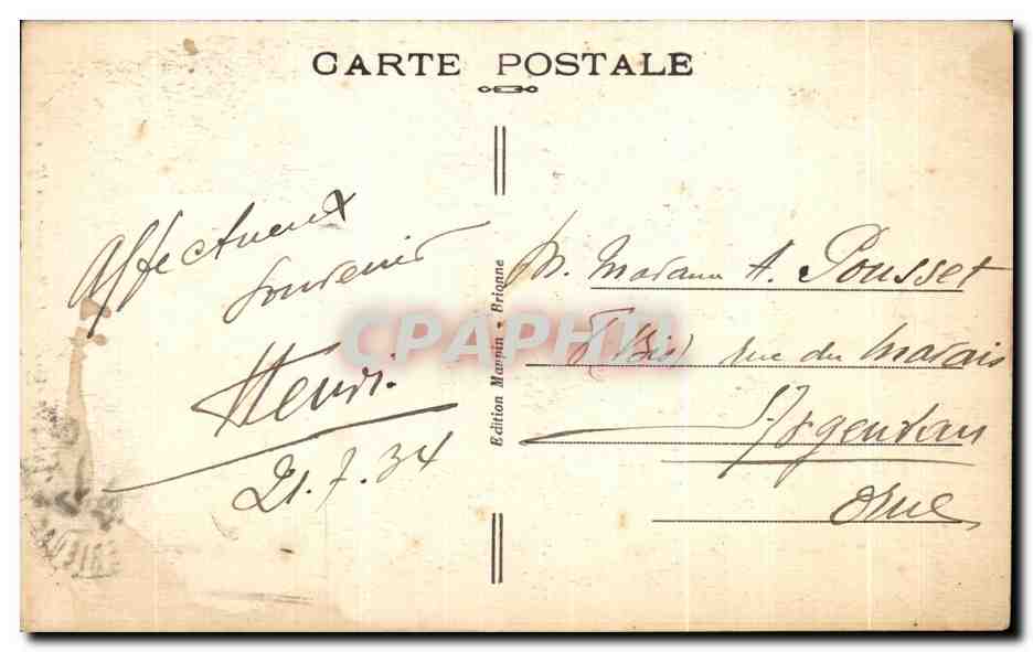 CPA Brionne Le Monument aux Morts Militaria — Rückseite