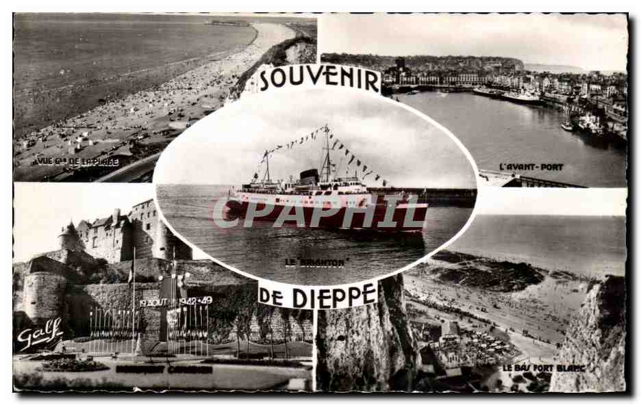 CPA Souvenir De Dieppe